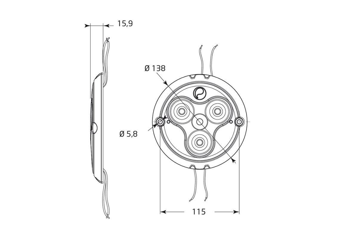 Plafonnier IRIZIUM PX 500 applique